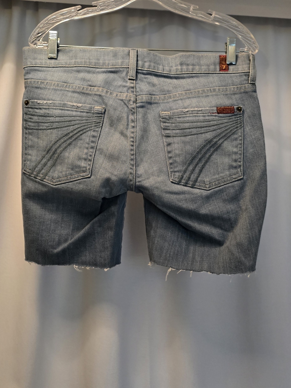 7 For All Mankind Denim Dojo Short - Picture 2 of 4